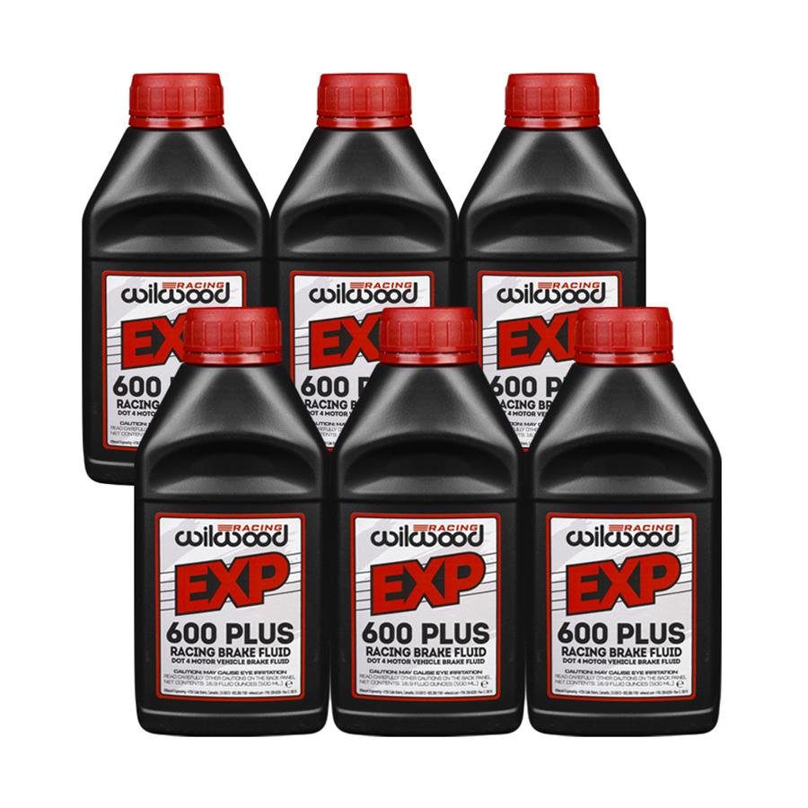 Wilwood EXP 600 Plus Super High-Temp Racing Brake Fluid 6-Case